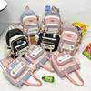Multi Pockets Girls Shoulder Bags Ins High School Backpacks Portable Students School Bags  Girl