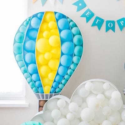 Hot Air Balloons Filling Box Balloon Decor Wedding Board Mosaic Balloon Frame for Baby Shower Birthday Party Kids Deco