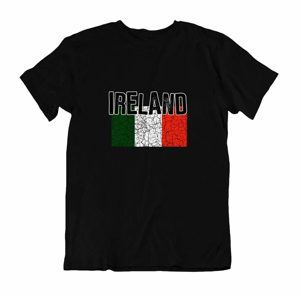 Buy Flag T Shirt Ireland Fashion Country Souvenir Gift Tee The Black