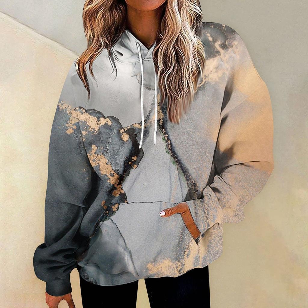 Autumn Marble Gradient 3D Print Hoodies Men Women Fashion Casual Sweatshirts Oversized Hoodie Pullovers Tracksuit Clothing