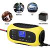Portable Automatic Battery Charger with LCD Display Power Bank 12V 6A for Motorcycle SUV AGM for Cars Motorcycle RV SUV ATV