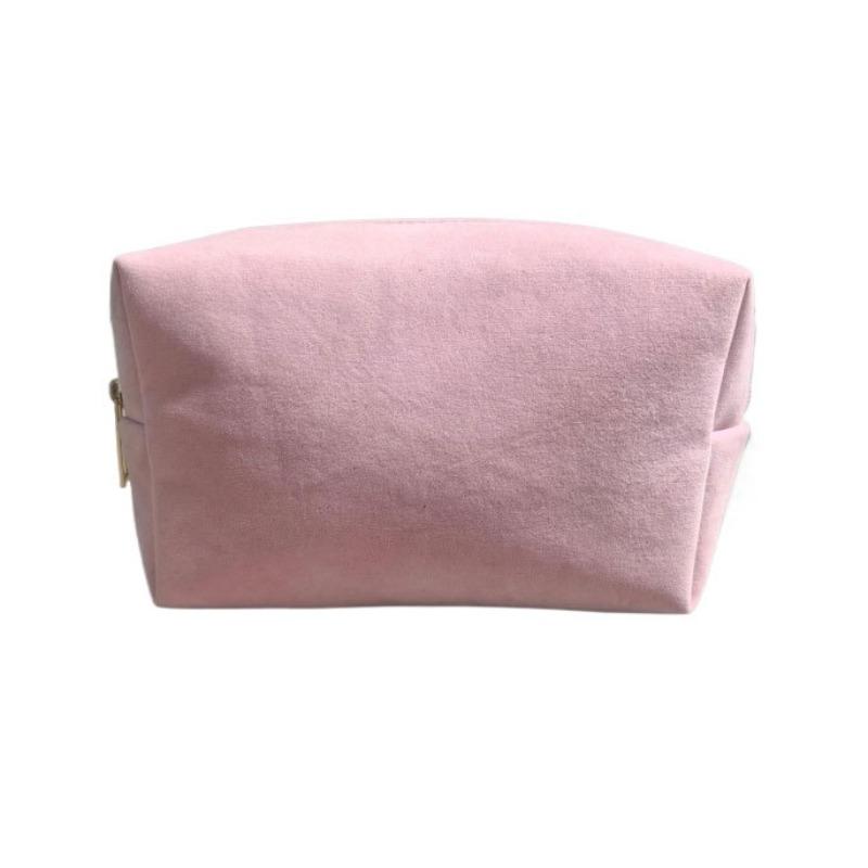 Geantă de depozitare pentru articole de toaletă Carte de machiaj pentru femei Geantă de depozitare pentru ruj Geanta cosmetică de catifea de modă Husă pentru șervețele sanitare pentru fete