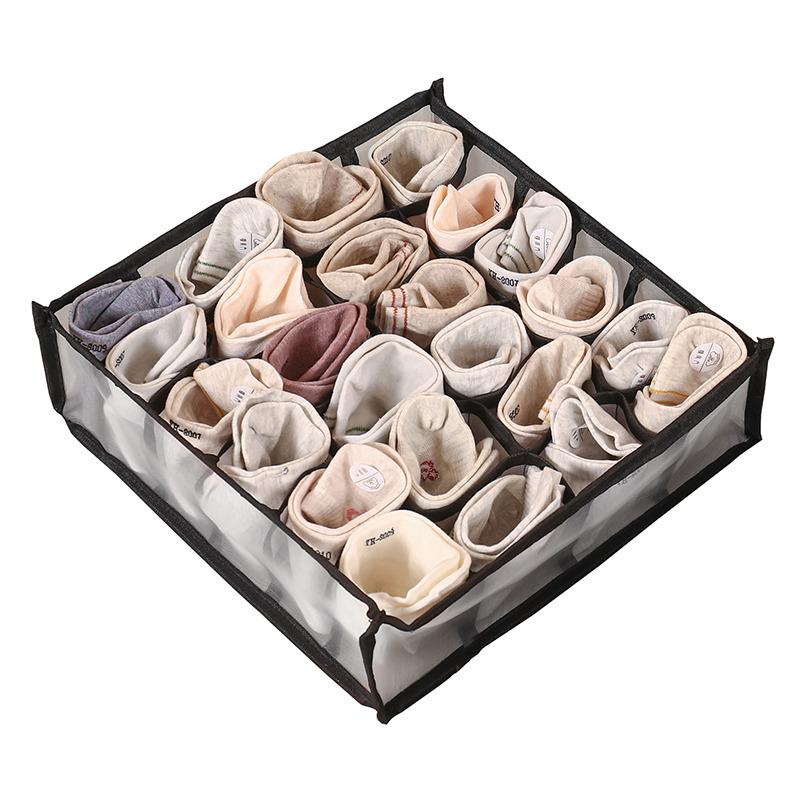 Home Foldable Closet Organizer For Underwear Cotton Underwear Storage Box Socks Bra And Panties Drawer Organizer Drawers#ww