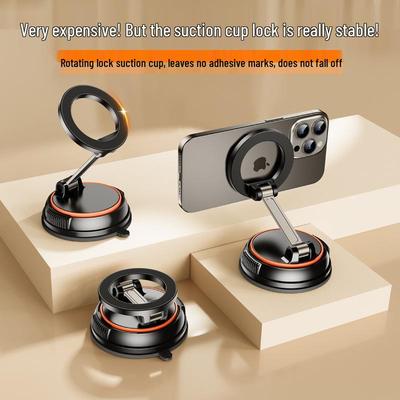 2025 Magnetic Rotating Car Phone Holder with Strong Suction for Center Console