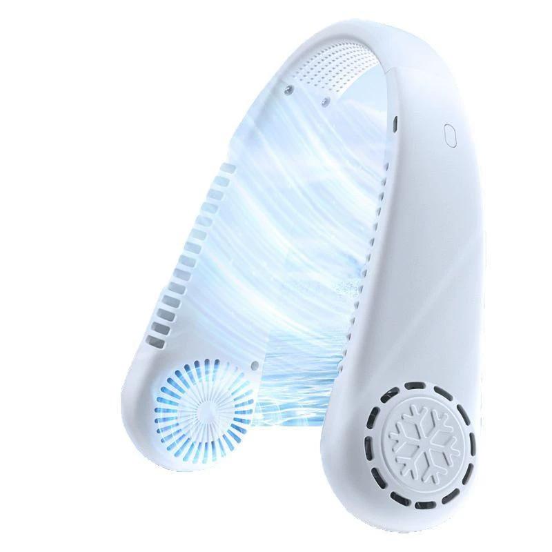 

Ventilador de cuello portátil sin aspas recargable mini ventilador de refrigeración personal