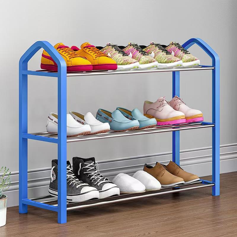 5/4/3 Layers Simple Shoe Rack Dust-proof Storage Shoe Cabinet Multi-layer Assembly Home Door Shoe Shelf Dormitory Organizer Rack