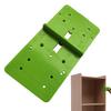 Hinge Jig 35mm Precision Concealed Template Hinge Boring Jig for Cabinet Hole Woodworking Installation Drawer Shelf Frame