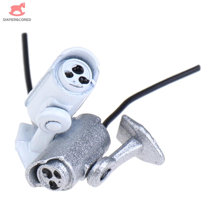 1Pc 1:6 1:12 Dollhouse Miniature Camera Surveillance Camera Doll House Decor Model