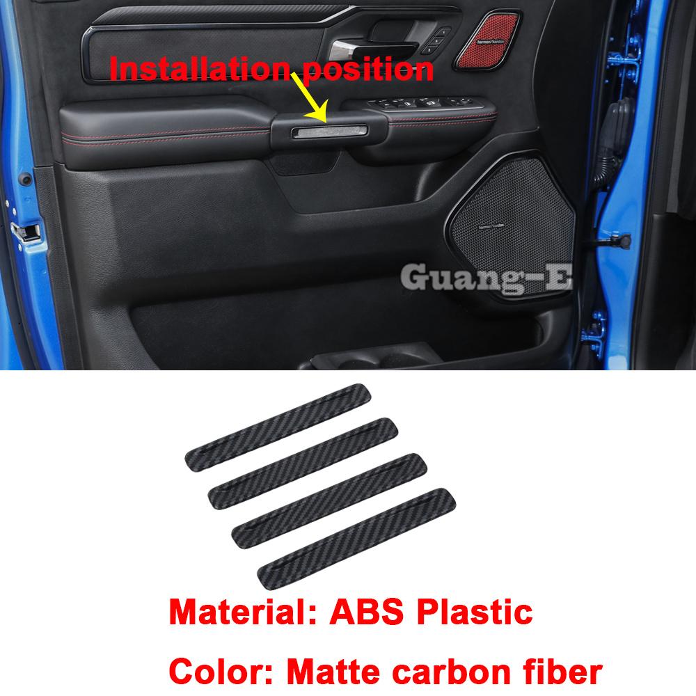 For Dodge Ram 1500 TRX   2024 ABS Steering Wheel Frame Dashboard Armrest Handle Panel Air Outlet Vent Trim Gear