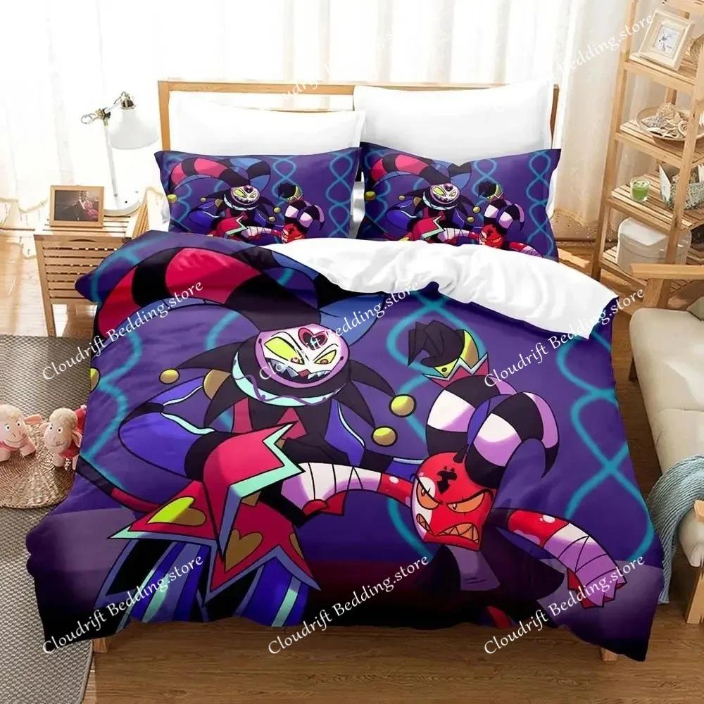 Cartoon Helluva Boss Bedding Sets Exquisite Bed Supplies Set Duvet Cover Bed Comforter Set Bedding Set Luxury Birthday Gift
