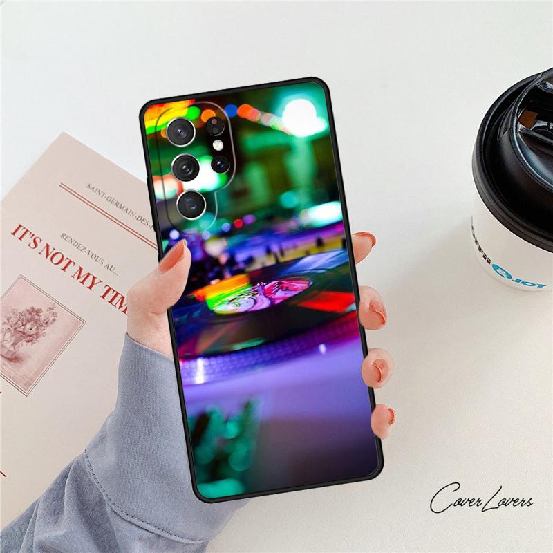 

Vinyl DJ Record Art phone case For Samsung Galaxy S24 S25 S23 S22 Ultra Note 10 20 Plus S20 S21 FE Cover Note10 Pro(Plus)