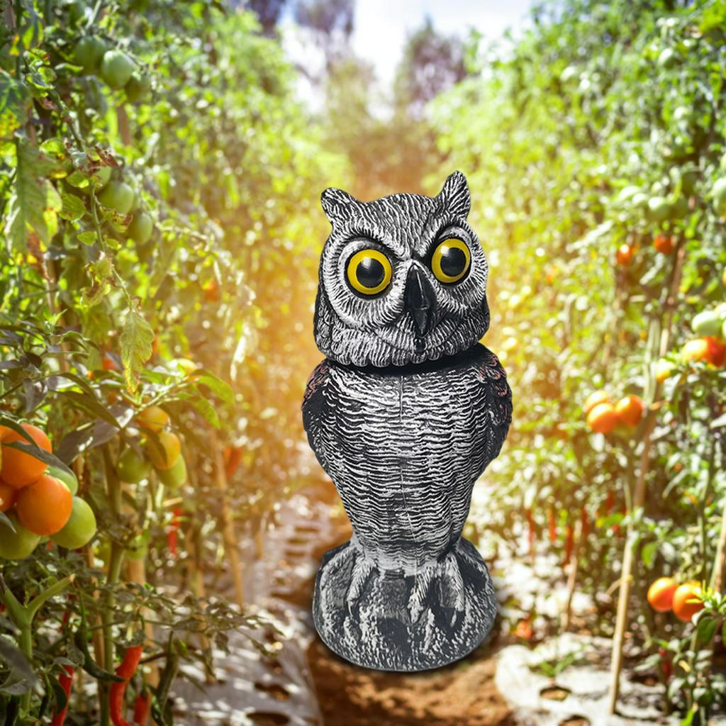 Скульптура Сова Ворон Птица Люди Садовые Защитники для Хэллоуина A