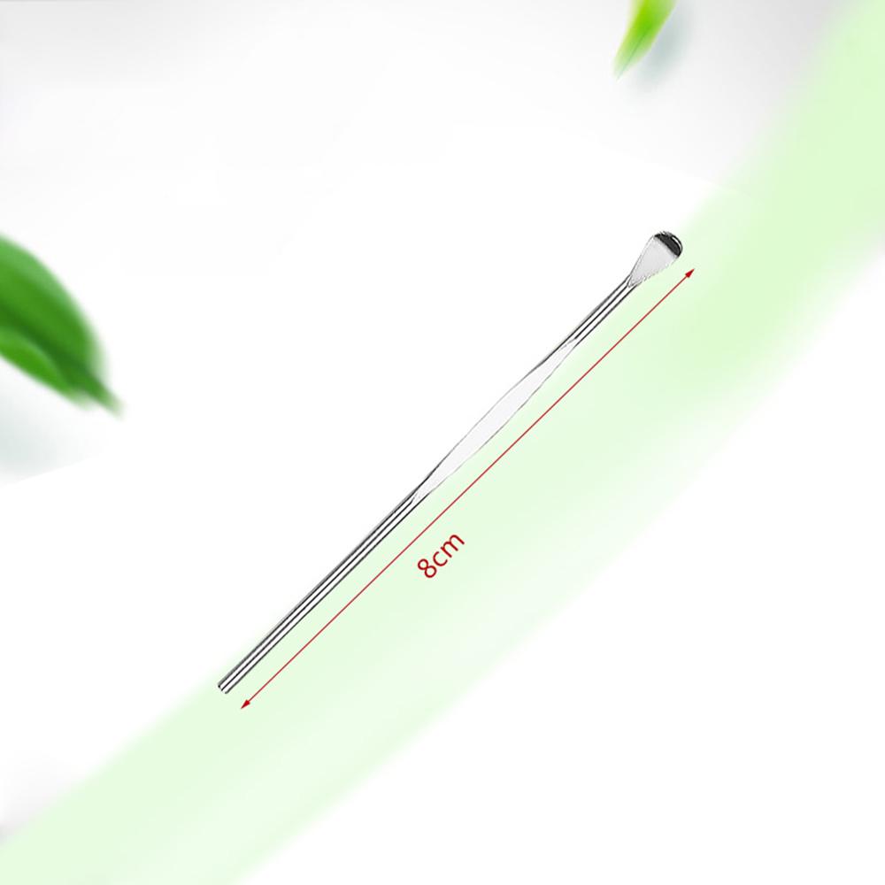 9pcs/set Ear Cleaner Kits Stainless Steel Earpick Wax Remover Curette Goose Feather Ear Pick Ear