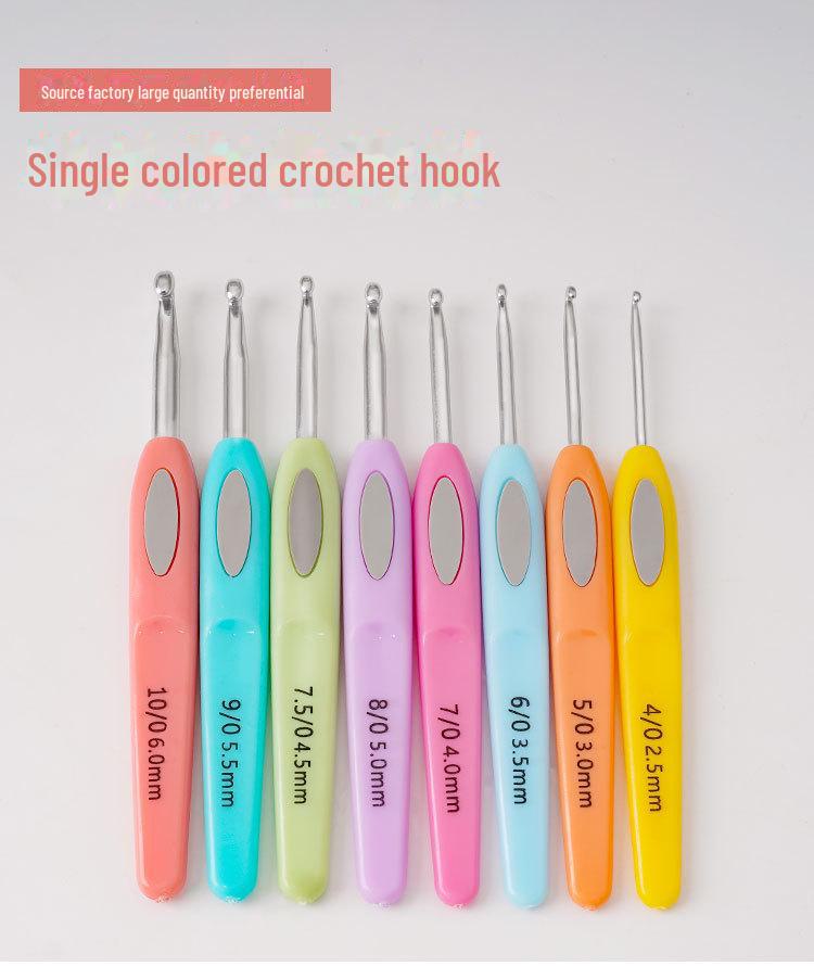 Vibrant Rainbow Crochet Kit: 8 Handmade DIY Bags & Sweater Wool Material with Non-Slip Crochet