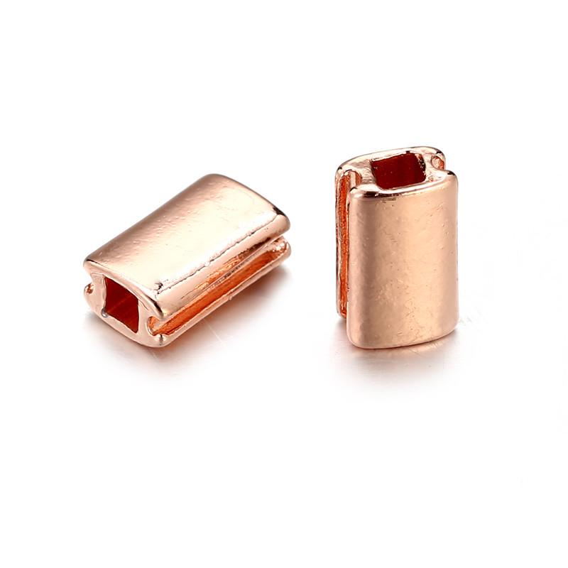 Four-Color Electroplated Alloy Bracelet Bead Accessories for DIY Jewelry