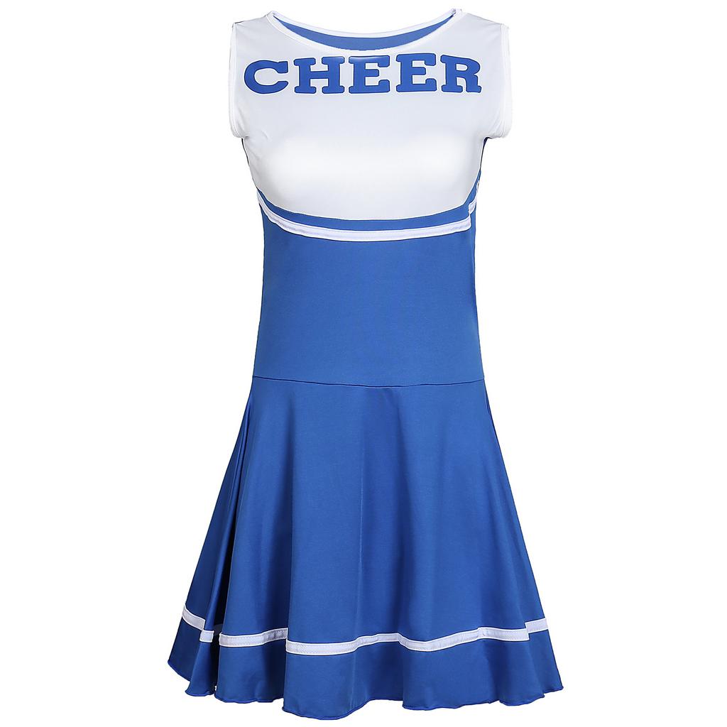 Women's cheerleading uniform, game role-playing, European and American adult women's sexy baby cheerleading costume