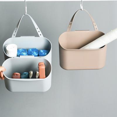 Storage Basket with Hanging Strap for Dormitory Bedside Organize