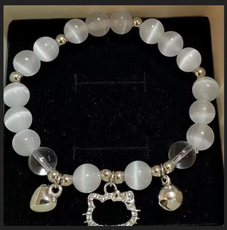 Classic Beaded Bracelets with Flower Charm Delicate No Discoloration Trendy Chain Jewelry for Anniversary Birthday Engagement