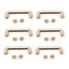 10 Sets Arch Bridge Buckle 31x7.5x6mm Metal D Ring Buckle Chain Strap Connector with 5.5mm Screws