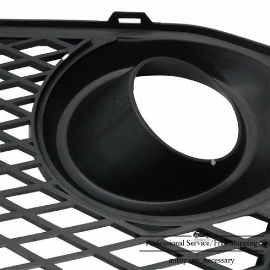 Pack Of 2 Front Open Mesh Fog Light Lamp Covers For Honda Civic Type R