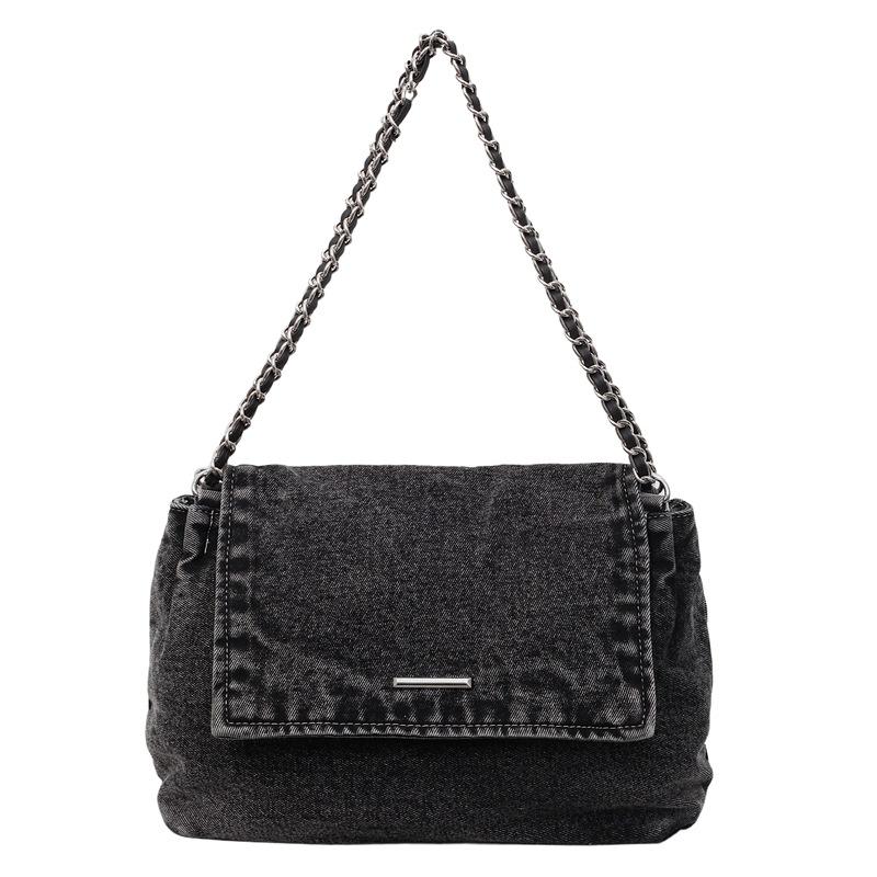 Denim Bag Chains Crossbody Bag Women's Shoulder Bag