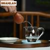 130ML Classic Yixing Purple Clay Teapots Handmade Apple Pot Raw Ore Section Powder Slurry Mud Kettle Chinese Zisha Tea Set Gift