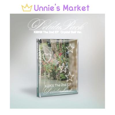 (Crystal Ball Ver.) KiiiKiii [Delulu Pack] The 2nd EP Album + Free Gift