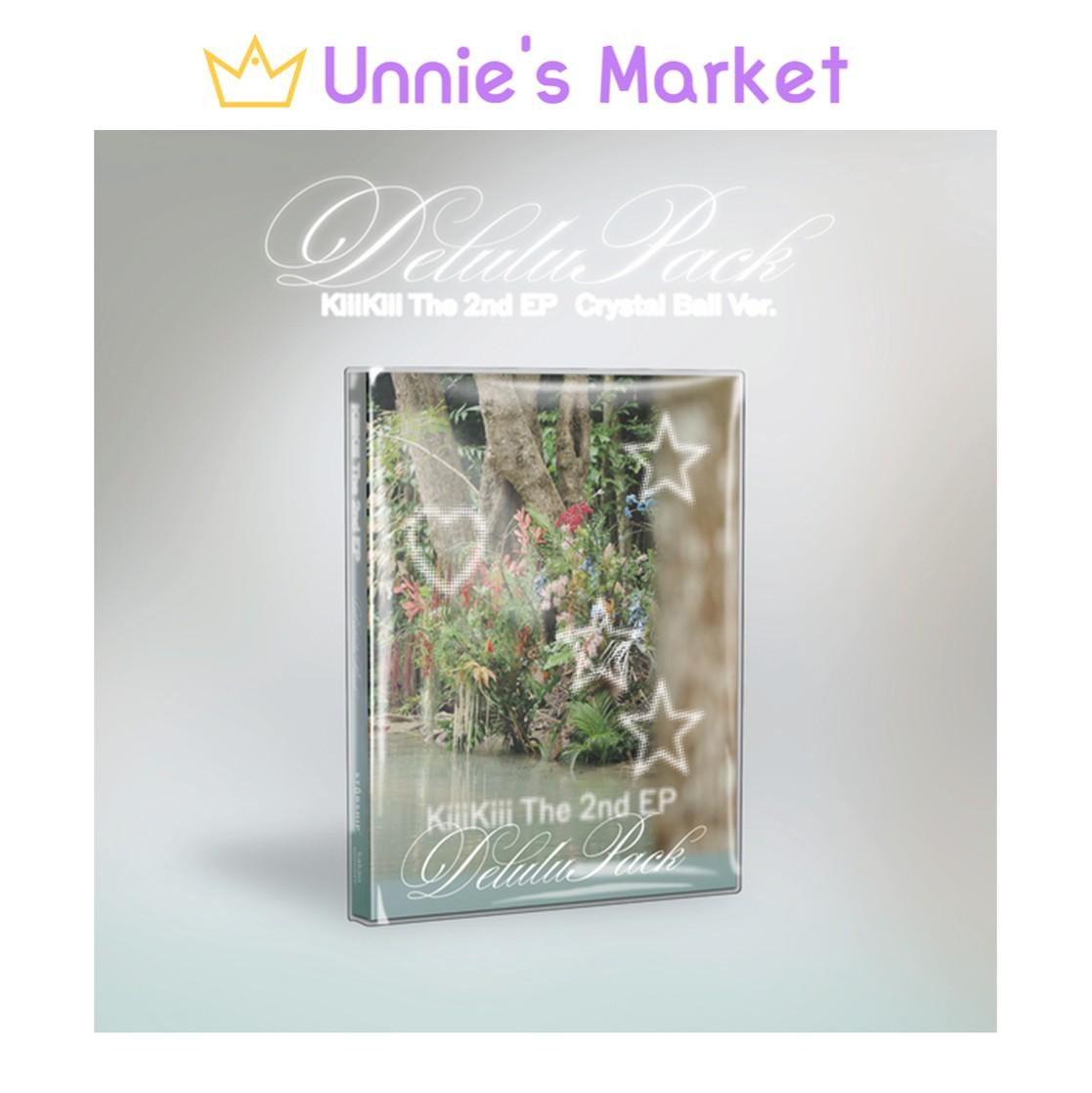 (Хрустальный шар вер.) KiiiKiii [Delulu Pack] Второй EP-альбом + Бесплатный подарок 1EA