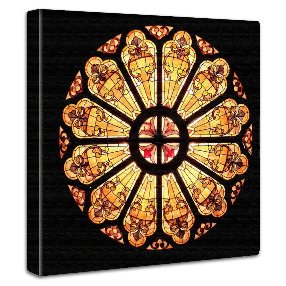 

Антикварное витражное художественное панно, 30 см x 30 см, сделано в Японии. Стильный постер, идеально подходящий для украшения вашей гостиной или жилой комнаты. Оранжевый, светлый