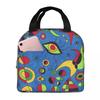 Joan Miro Insulated Lunch Bag for Women Children Portable Food Boxes Thermal Lunch Box Tote