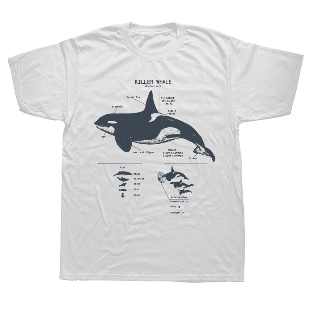 

Funny Killer Whale Anatomy Marine Biology Wildlife Beach T Shirts Graphic Streetwear Short Sleeve Birthday Gifts Summer T-shirt S