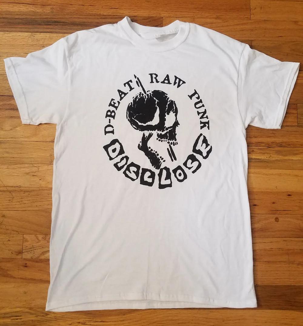 DISCLOSE Dbeat Raw Punk Heavy Cotton White All Size T Shirt CM378 XXL