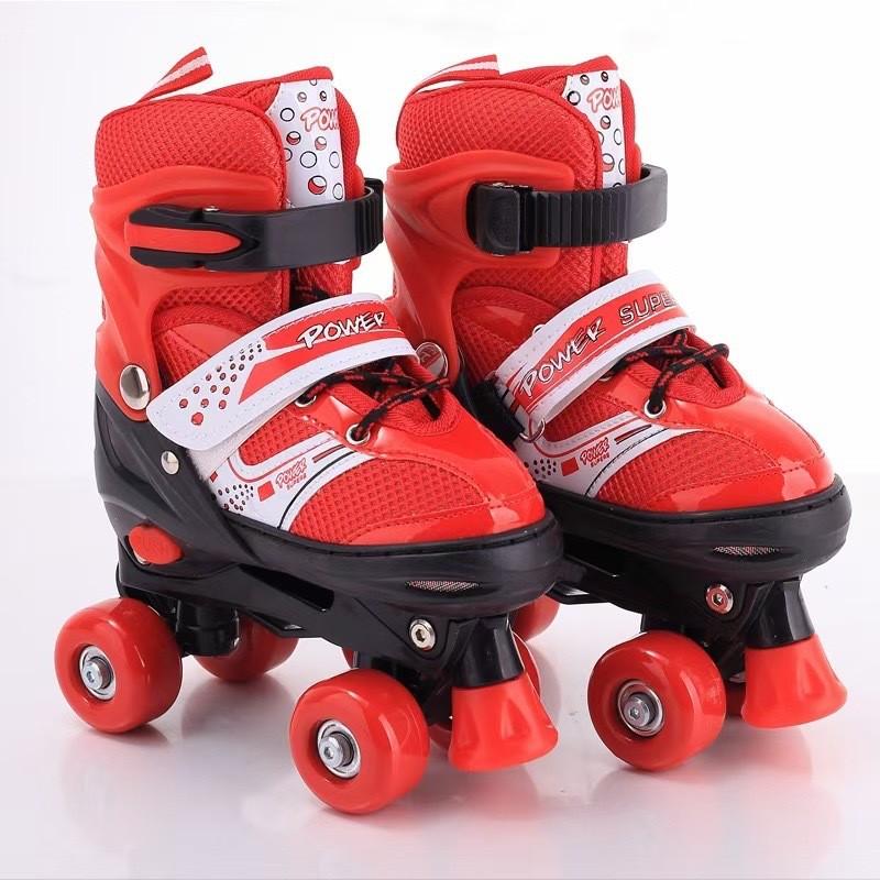 Adjustable Roller Pvc Skates For Kids With Brakes Wheels Safe Design Outdoor