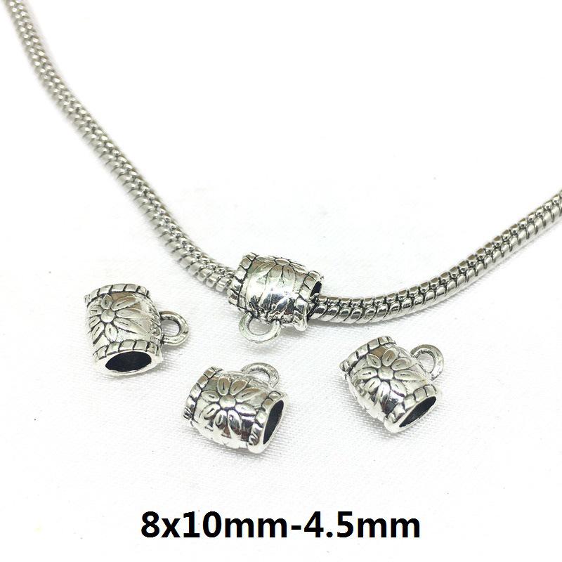 DIY Electroplated Jewelry Kit: Alloy Pendant Connector, Clasp, Jump Ring, Spacer Bead for Bracelets & Necklaces
