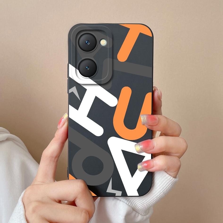 Cover Custodia Antiurto Per Vivo Y03 Y17S Y19S Y27 Y28 Y36 Y38 Y78 Plus T3 T3X 4G 5G Motivo Floreale Piccolo Silicone Morbido Protezione Fotocamera Per Vivo Capas