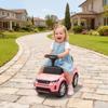 Ride-On Car for Children, Land Rover, Push Vehicle, Horn, Engine Sounds, Under-Seat Storage, Pink