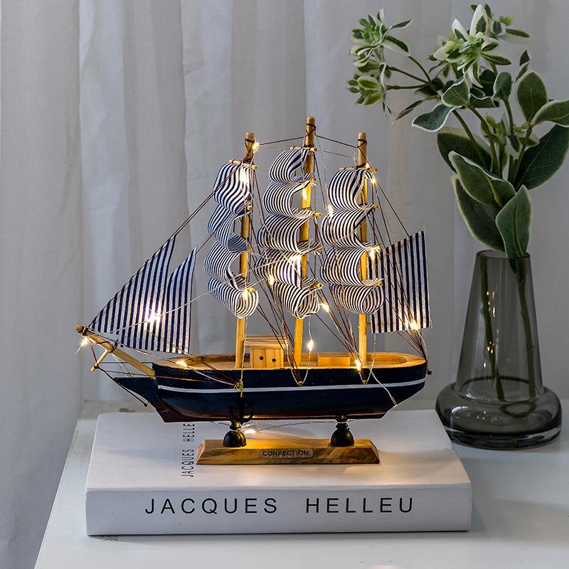 Sailboat Ornament: Creative Home Décor for Living Room, Wine Cabinet, Graduation Gift, or Office Desktop