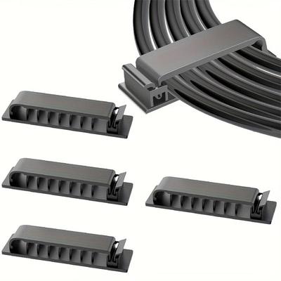 Cable Organizer Cord Management Wire Holder Flexible USB Cable Winder Tidy Silicone Clips For Mouse Keyboard Earphone Protector
