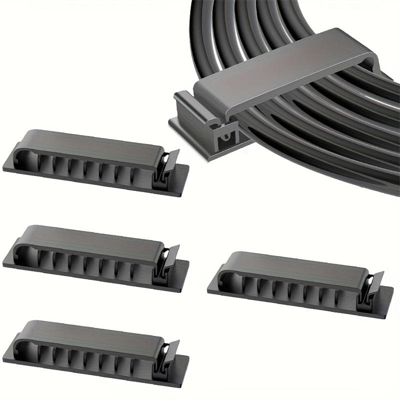 Cable Organizer Self Adhesive Cable Clips USB Cable Management Clamp Home Desk Wall Cord Holder Charging Wire Manager