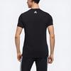 Adidas T Shirts Men's Black Crew Neck Moderate Straight Fit EH3814