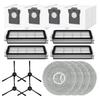 Sacos de Pó Descartáveis Kit de Aspirador Robô Peças de Aspirador Robô