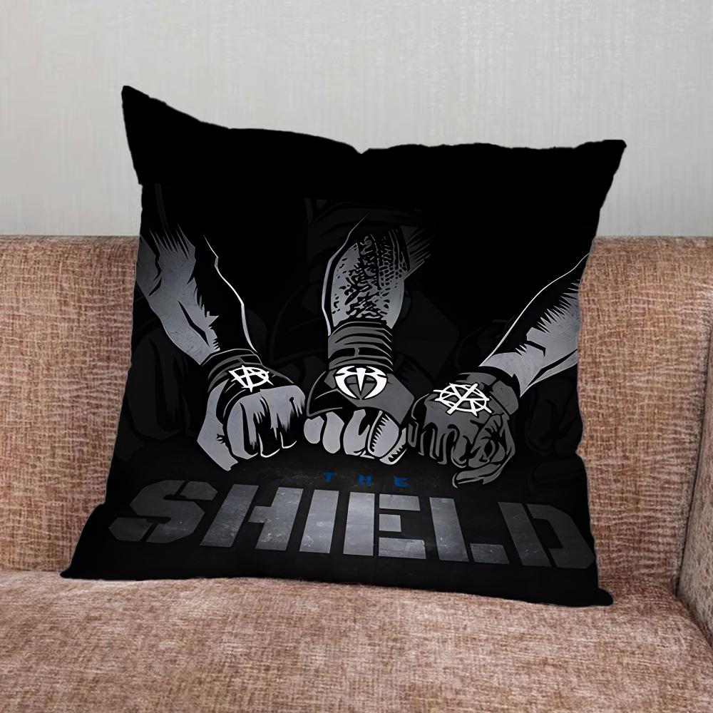 R-Roman R-Reigns Wrestler Pillow Case For Home Bedroom Car Office Decoration Living Room Sofa Cushion Cover Suitable