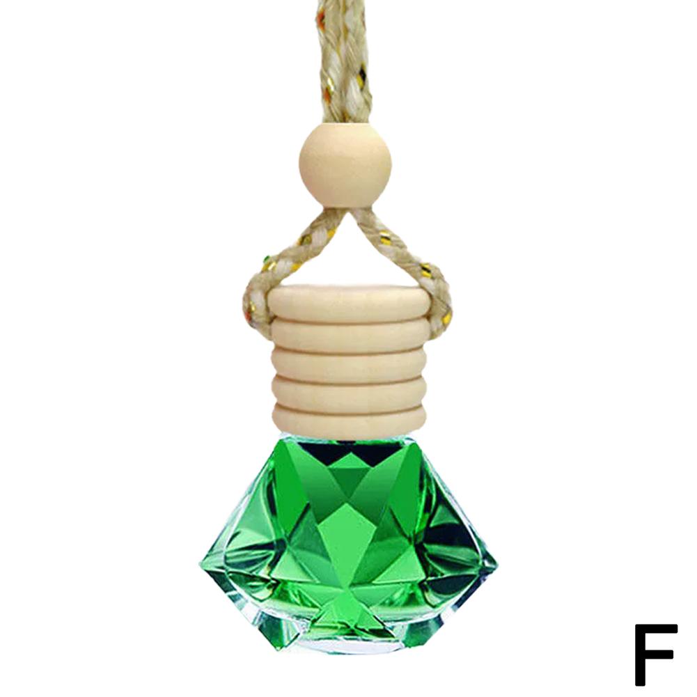 7ml Car Hanging Bottles Perfume Aromatherapy Refillable Air Freshener Diffuser Oil Fragrance Bottle Vehicle Auto Sapper Pendant
