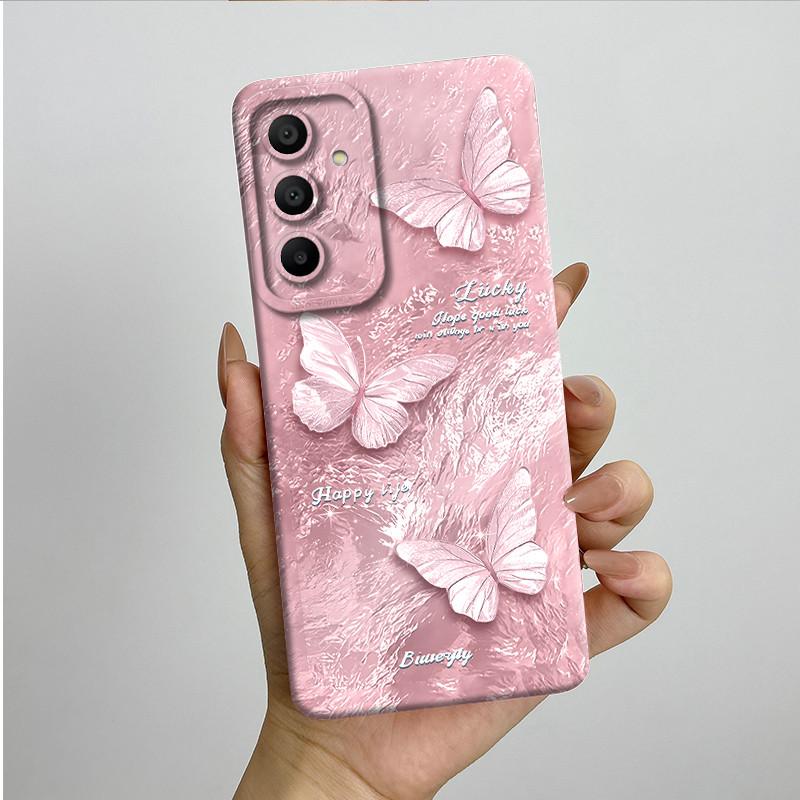 Sweet Soft Phone Case for Samsung Galaxy A15 A155 A156 4G 5G Fashion Cool Painted Cases Protection Back Cover Accessories Casing