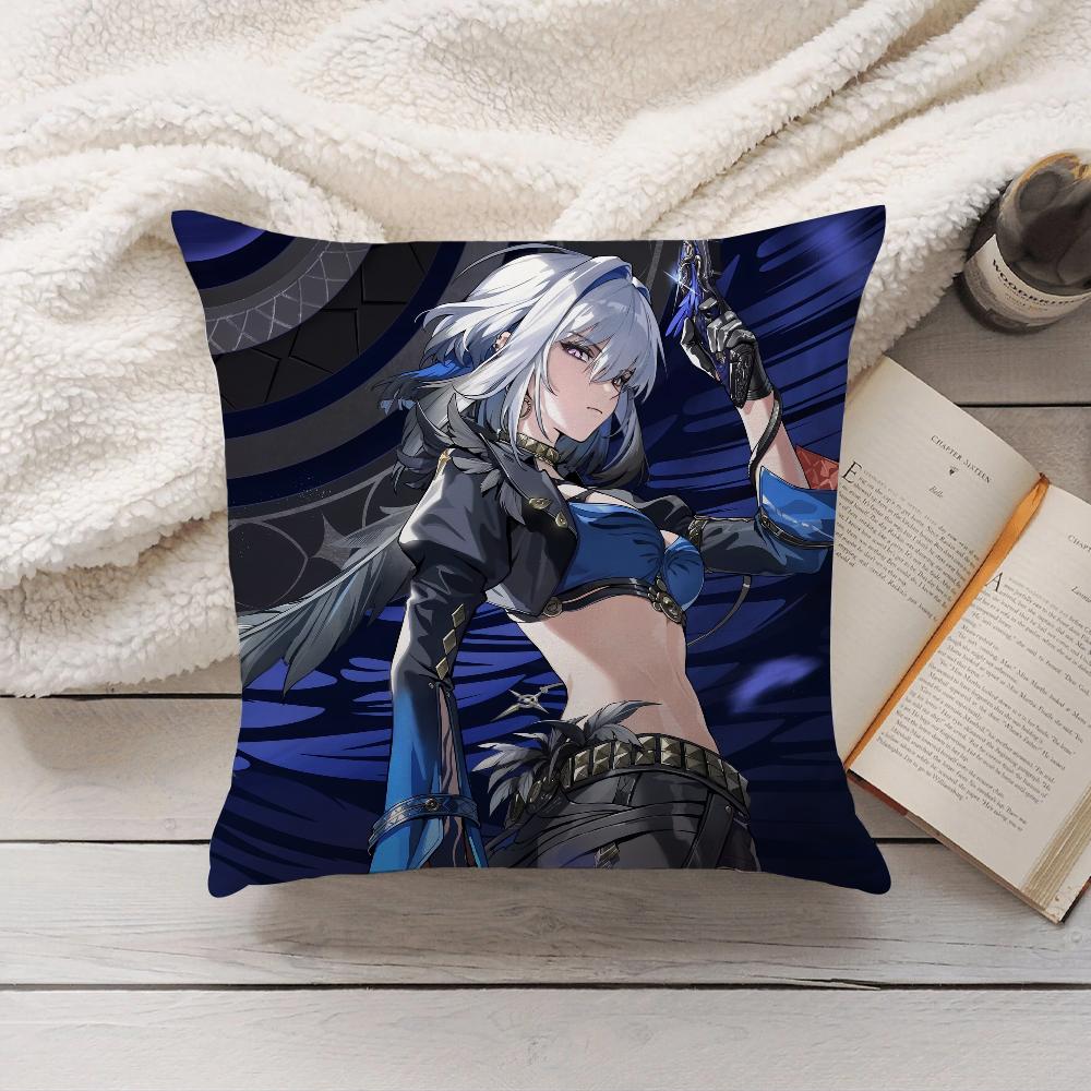 Wuthering Waves Galbrena Pillow Case Home Decoration Cushion Cover Suitable For Bedroom Car Office Sofa