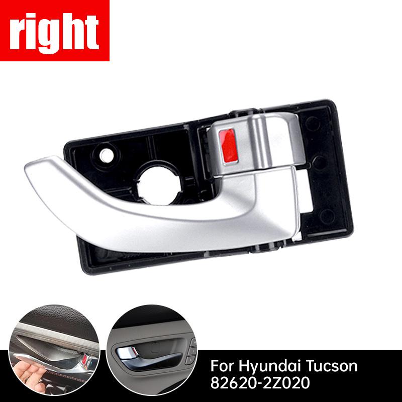 1/2pcs Sliver Left Right Car Interior Door Handles for Modern Tucson 82620-2Z020 Replacement Set Car Accessories