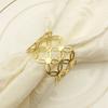 6Pcs Hollow Metal Shape Napkin Ring Wedding Party Dinner Banquet Table Ornament