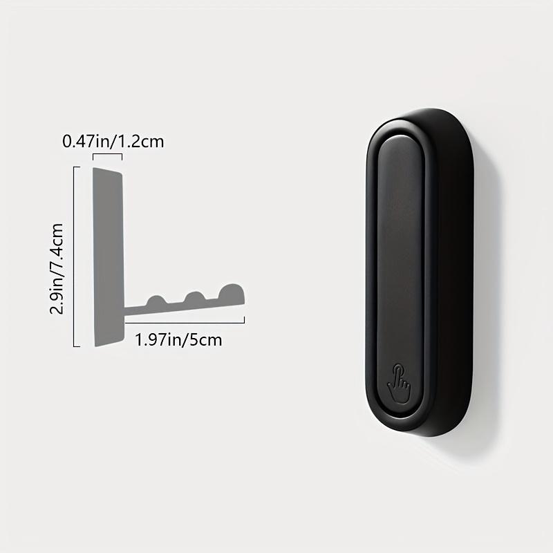 1 Stück Unsichtbarer Aluminium-Wandhaken - Verstellbar, Lässiger Stil zum Aufhängen von Kleidung, Schuhen und Accessoires - Einfache Installation, Bohrfreies Design für Schlafzimmer