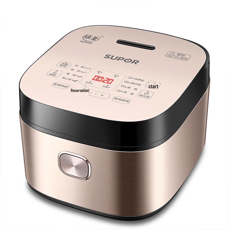 Supor 4L Smart Spherical Pot Electric Rice Cooker CN plug (adapter included)