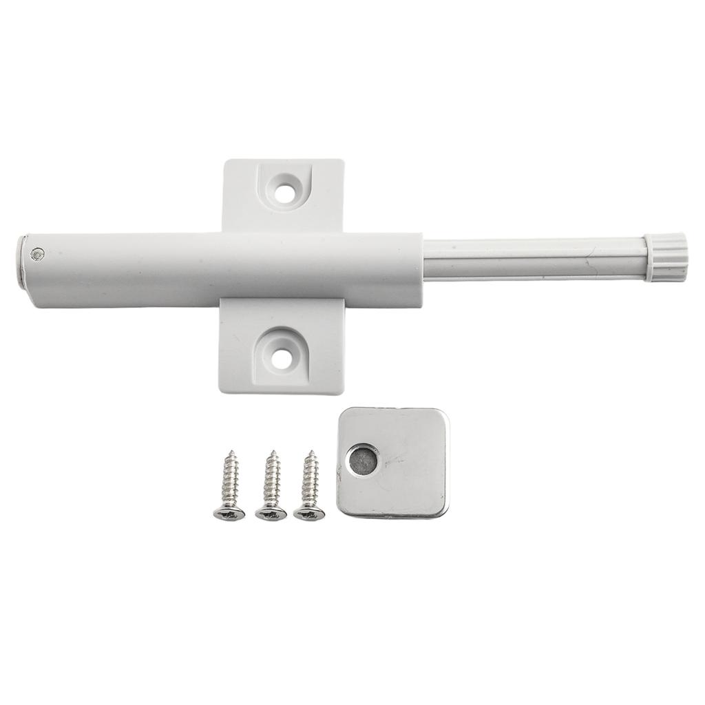 Brand New Camper Kitchen Cabinet Door Catches Catches Open Easily Tool Soft Push White ABS Housing Close Softly